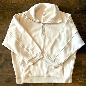 Lululemon thick half zip sweatshirt